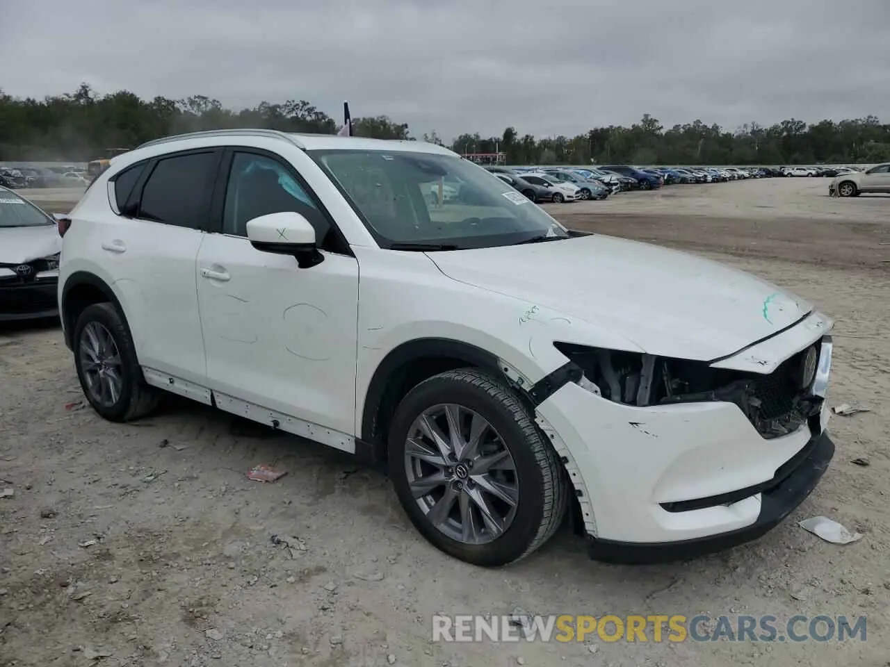 4 fotografías del automóvil dañado JM3KFADM2K0678804 MAZDA CX-5 2019