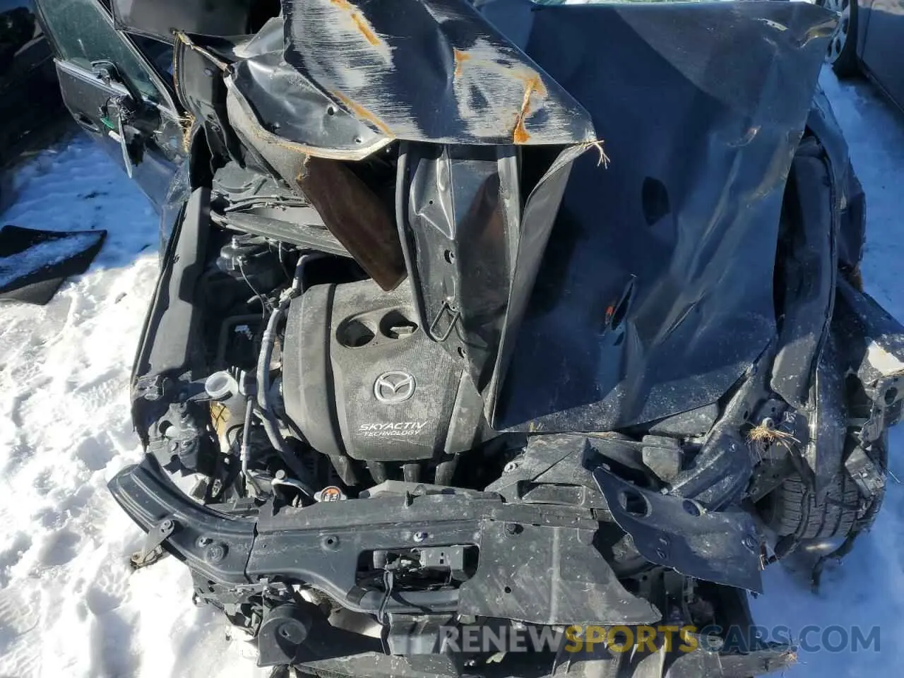 12 fotografías del automóvil dañado JM3KFADM2K0694260 MAZDA CX-5 2019