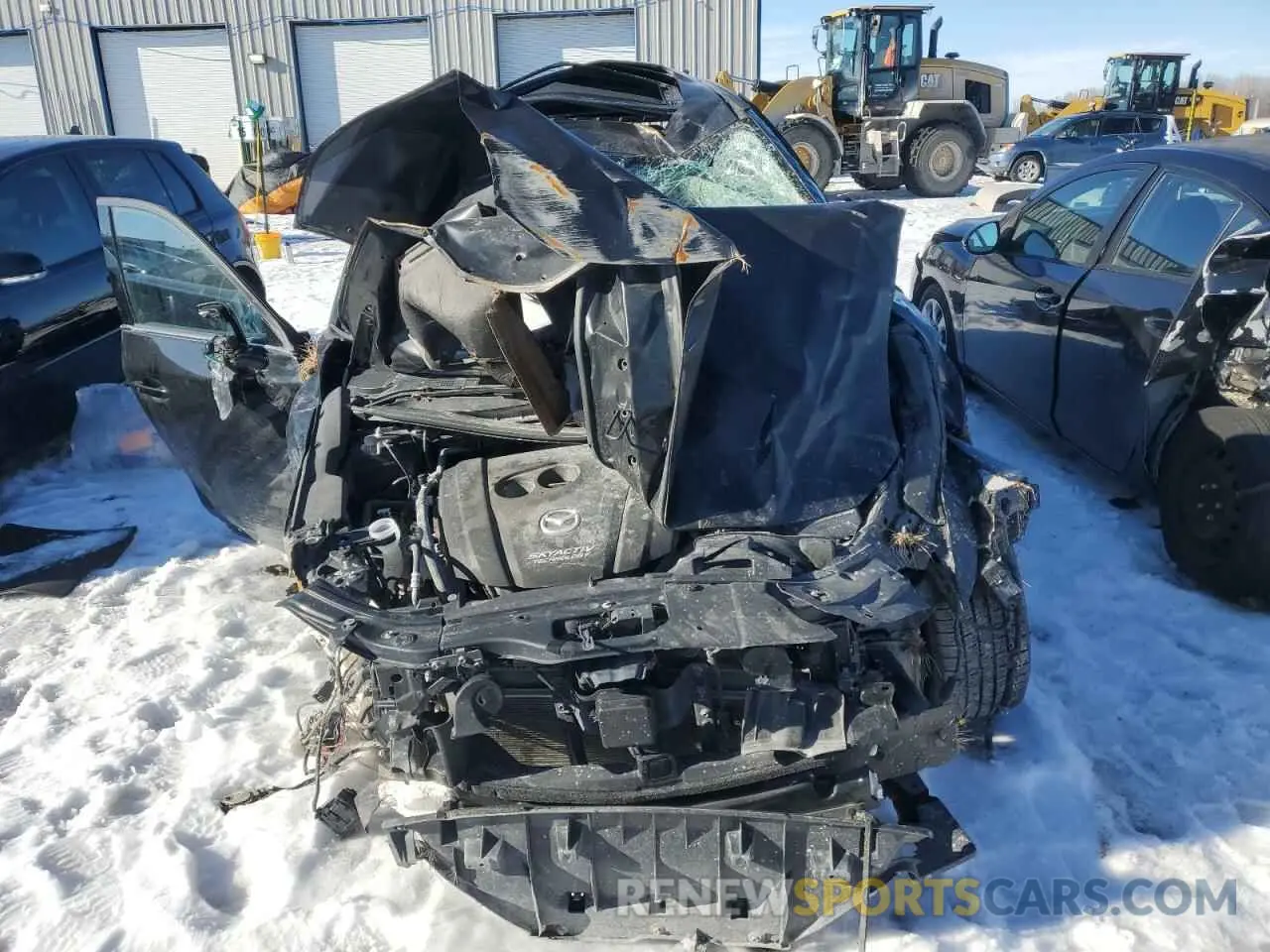 5 fotografías del automóvil dañado JM3KFADM2K0694260 MAZDA CX-5 2019