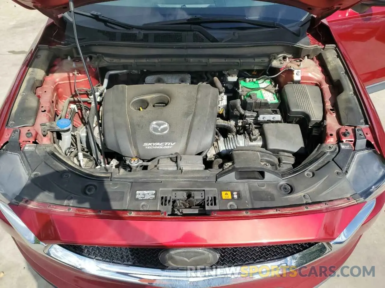 12 fotografías del automóvil dañado JM3KFADM2K1657915 MAZDA CX-5 2019