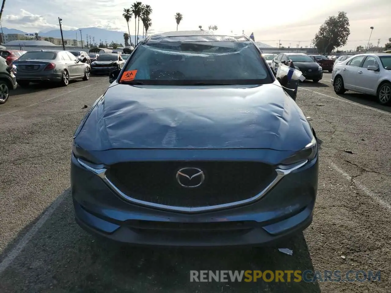 5 fotografías del automóvil dañado JM3KFADM3K1548430 MAZDA CX-5 2019