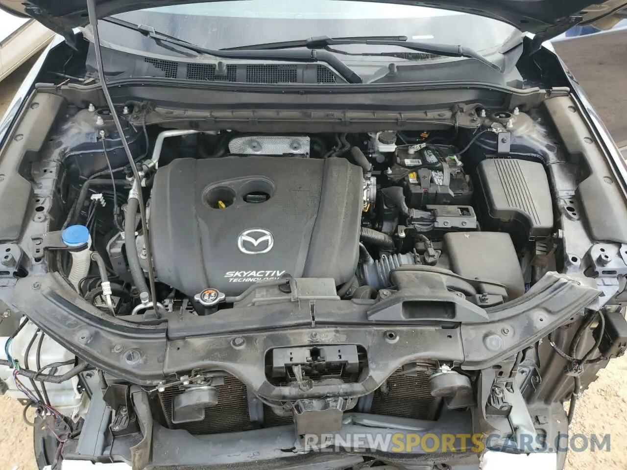 12 fotografías del automóvil dañado JM3KFADM3K1596428 MAZDA CX-5 2019
