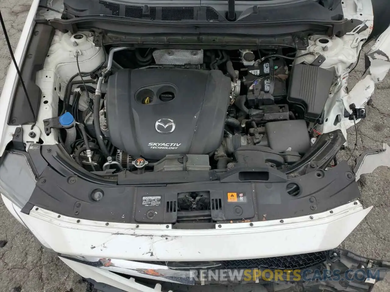 12 fotografías del automóvil dañado JM3KFADM3K1632103 MAZDA CX-5 2019