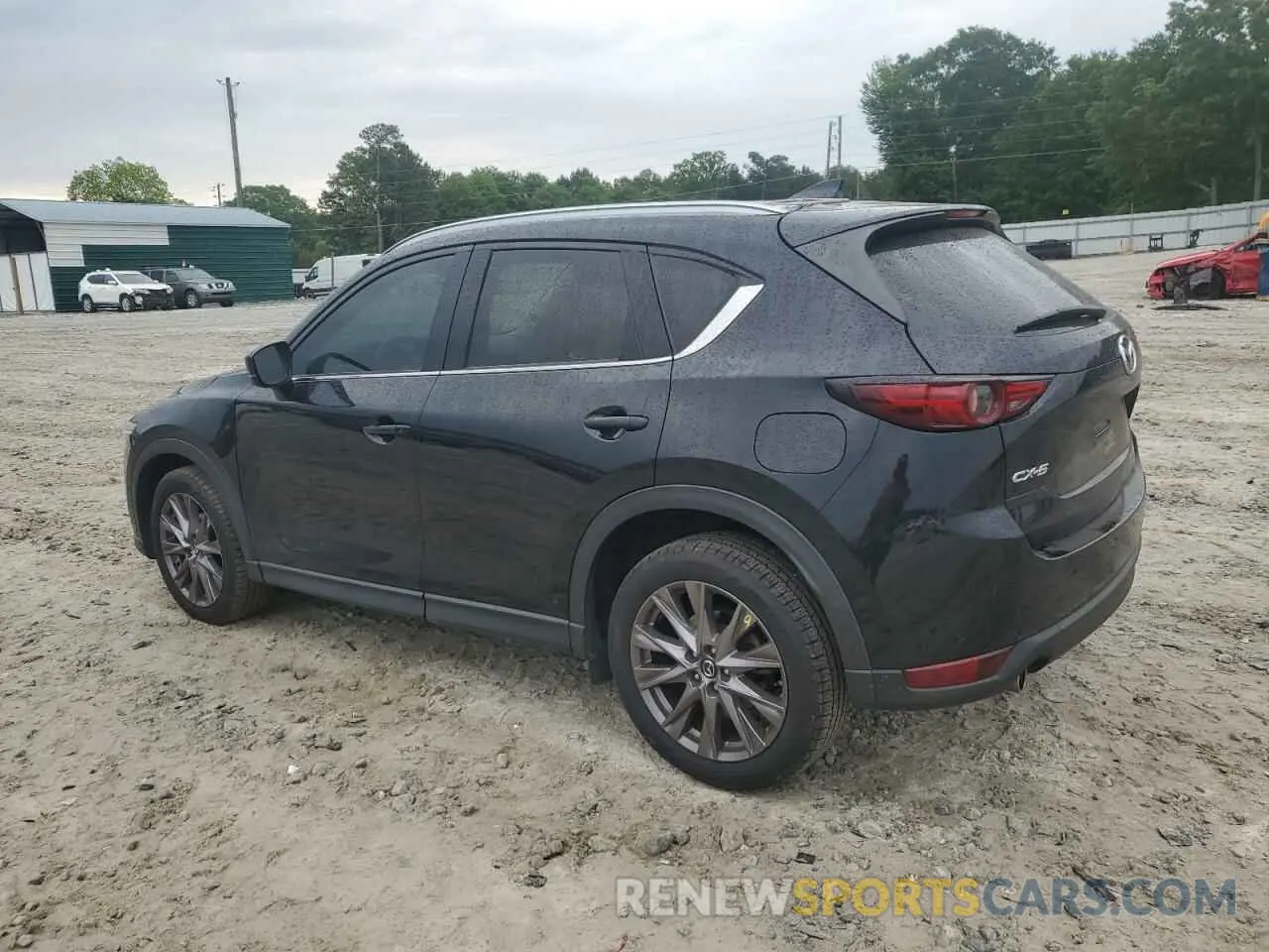 2 fotografías del automóvil dañado JM3KFADM3K1653601 MAZDA CX-5 2019