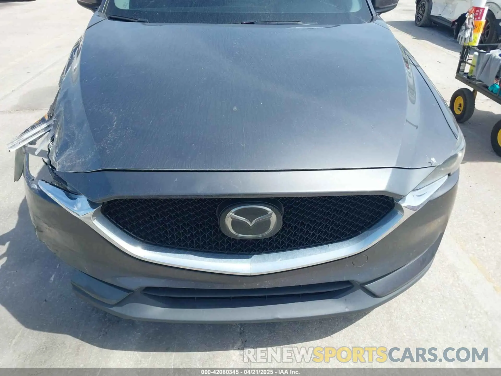 12 fotografías del automóvil dañado JM3KFADM4K1539770 MAZDA CX-5 2019