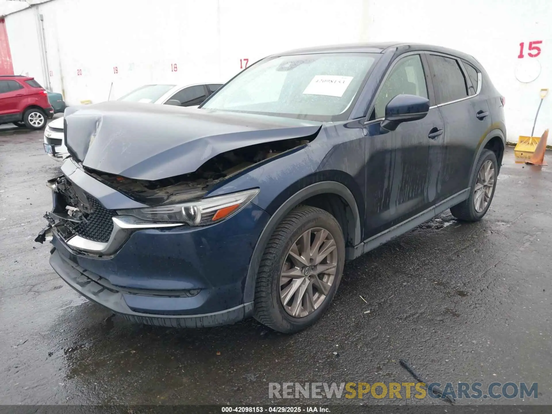 2 fotografías del automóvil dañado JM3KFADM4K1545777 MAZDA CX-5 2019