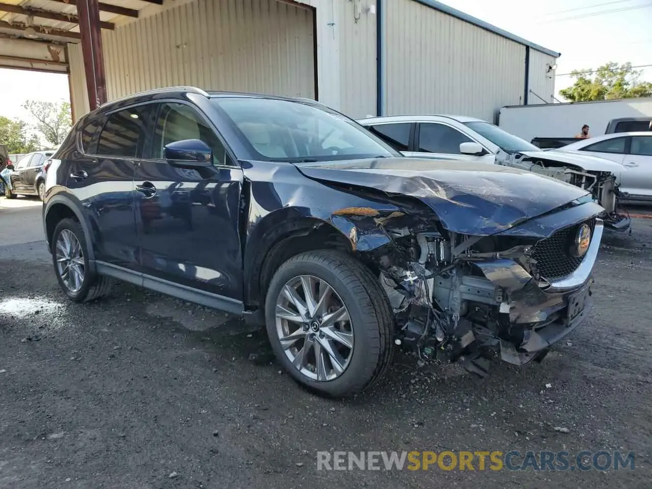 4 fotografías del automóvil dañado JM3KFADM5K1518863 MAZDA CX-5 2019