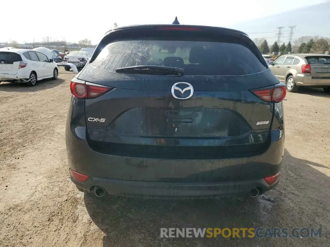 6 fotografías del automóvil dañado JM3KFADM8K1608556 MAZDA CX-5 2019