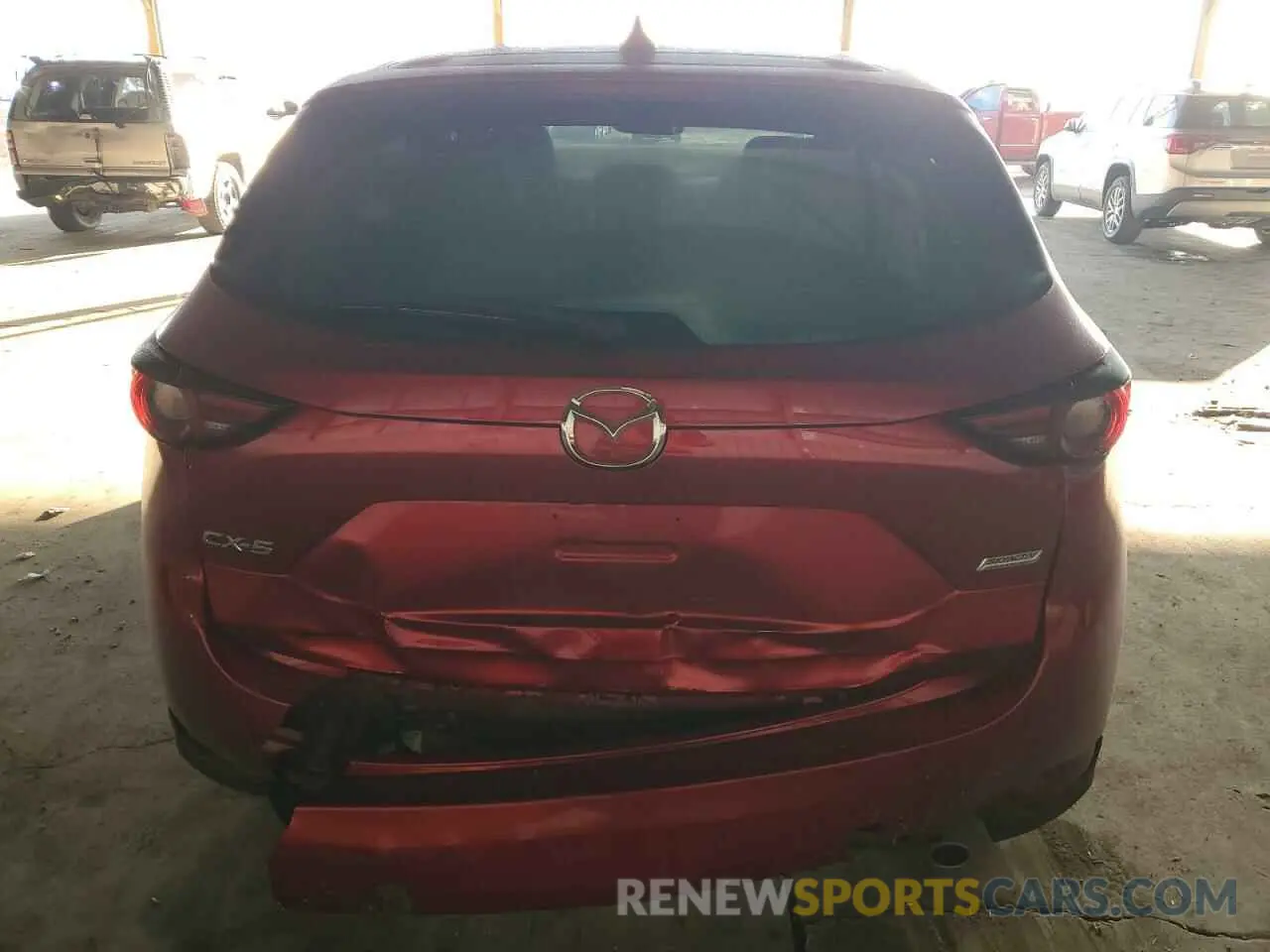 6 fotografías del automóvil dañado JM3KFADMXK1558145 MAZDA CX-5 2019