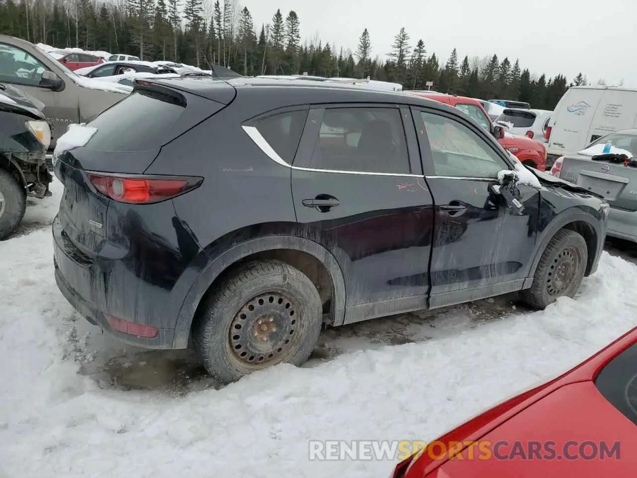 3 fotografías del automóvil dañado JM3KFBBL4K0606504 MAZDA CX-5 2019