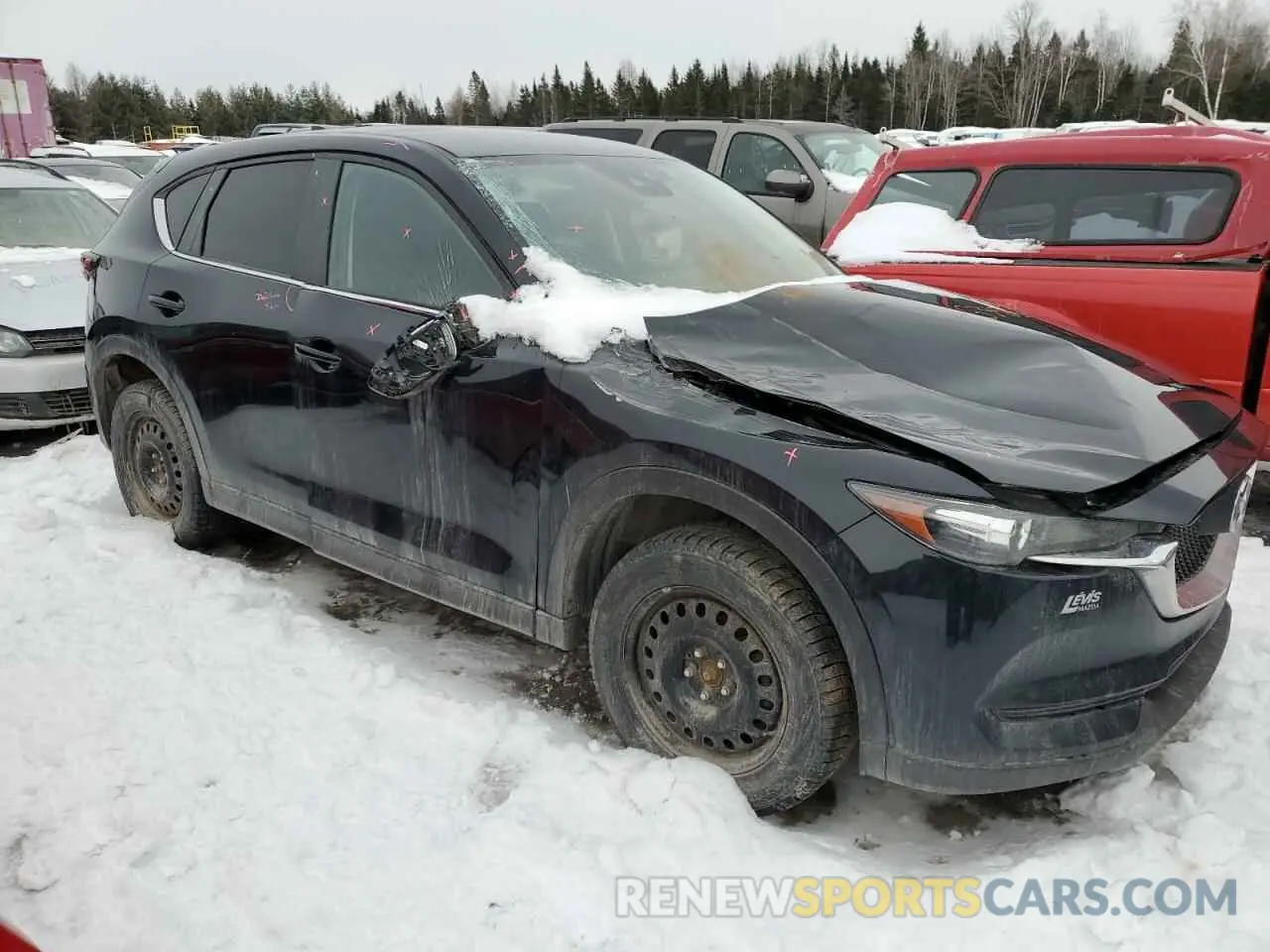 4 fotografías del automóvil dañado JM3KFBBL4K0606504 MAZDA CX-5 2019