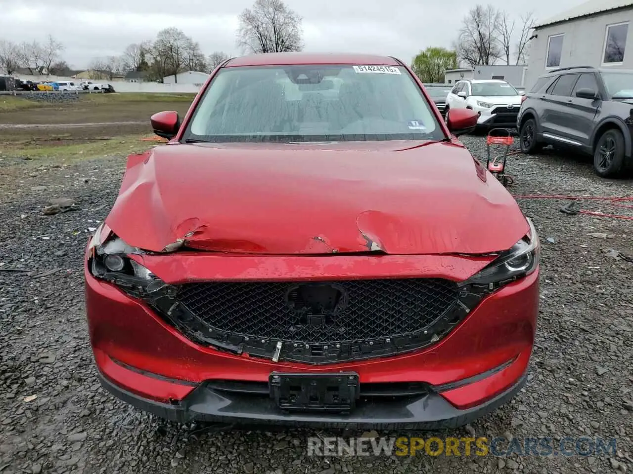 5 fotografías del automóvil dañado JM3KFBBM0K1596332 MAZDA CX-5 2019