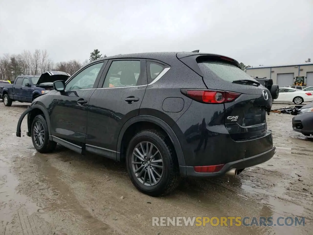 2 fotografías del automóvil dañado JM3KFBBM1K0519345 MAZDA CX-5 2019