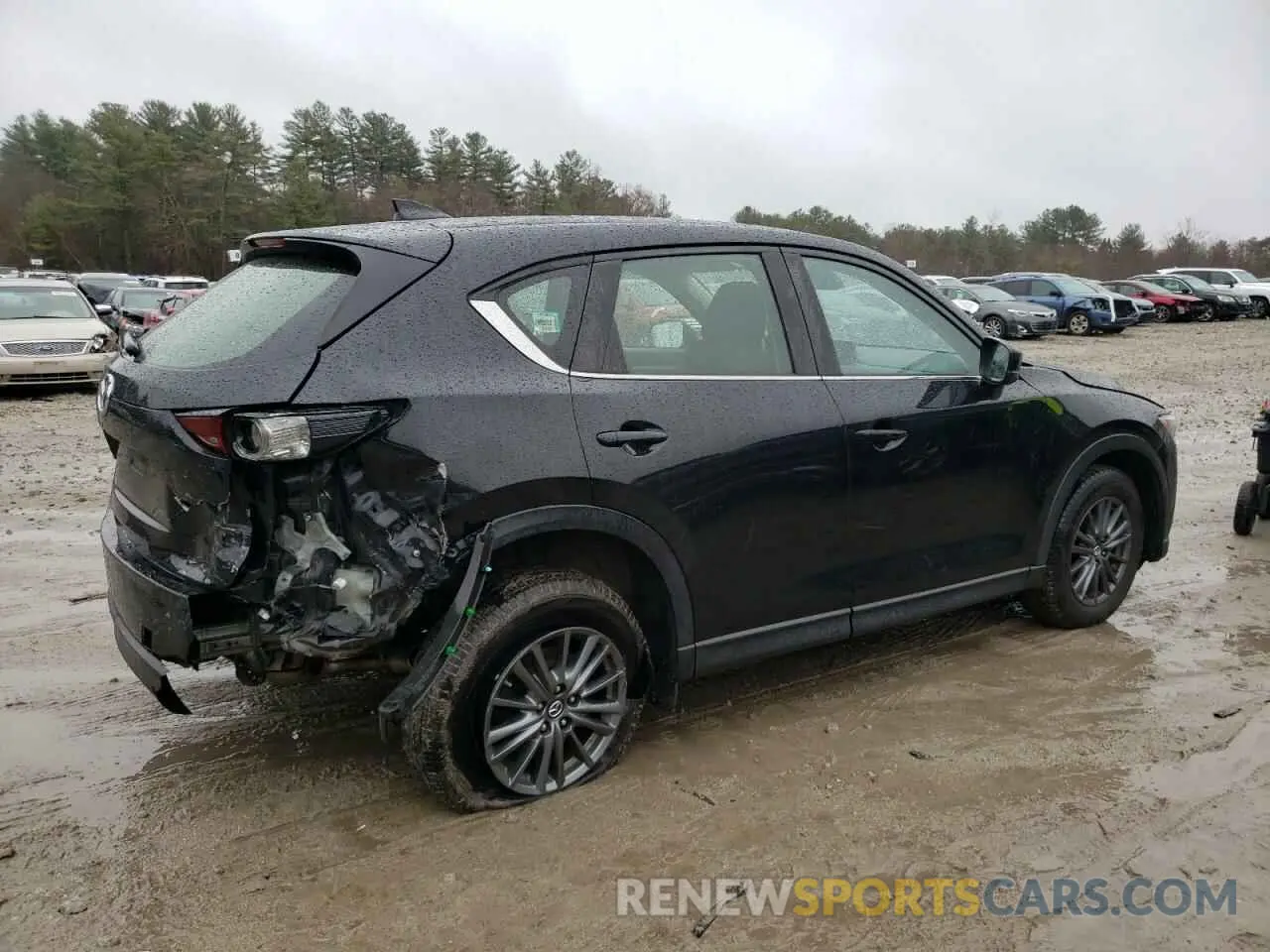 3 fotografías del automóvil dañado JM3KFBBM1K0519345 MAZDA CX-5 2019