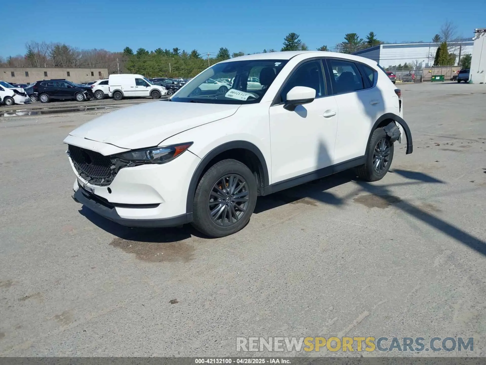 2 fotografías del automóvil dañado JM3KFBBM1K0626945 MAZDA CX-5 2019