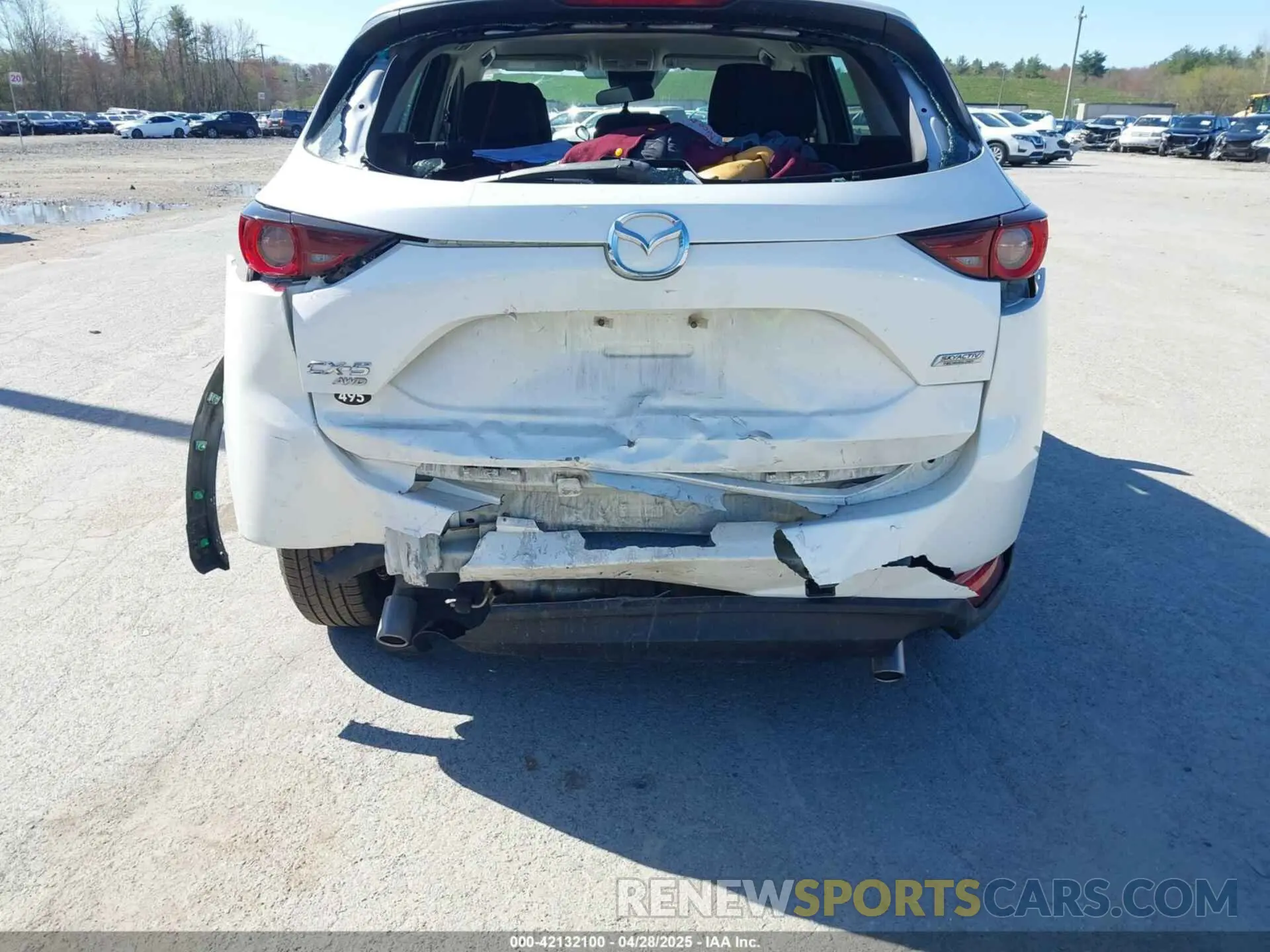 6 fotografías del automóvil dañado JM3KFBBM1K0626945 MAZDA CX-5 2019