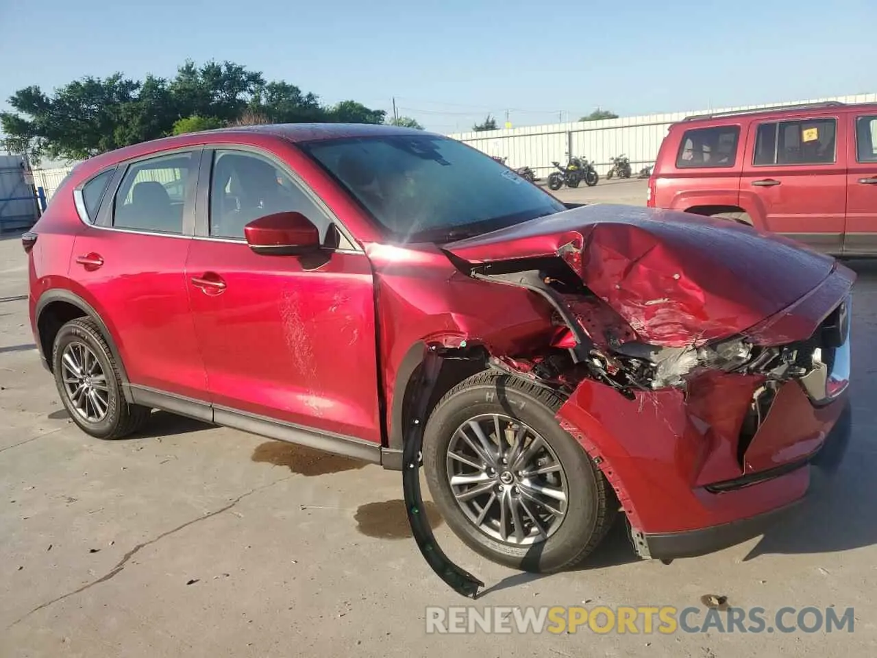 4 fotografías del automóvil dañado JM3KFBBM2K0665592 MAZDA CX-5 2019