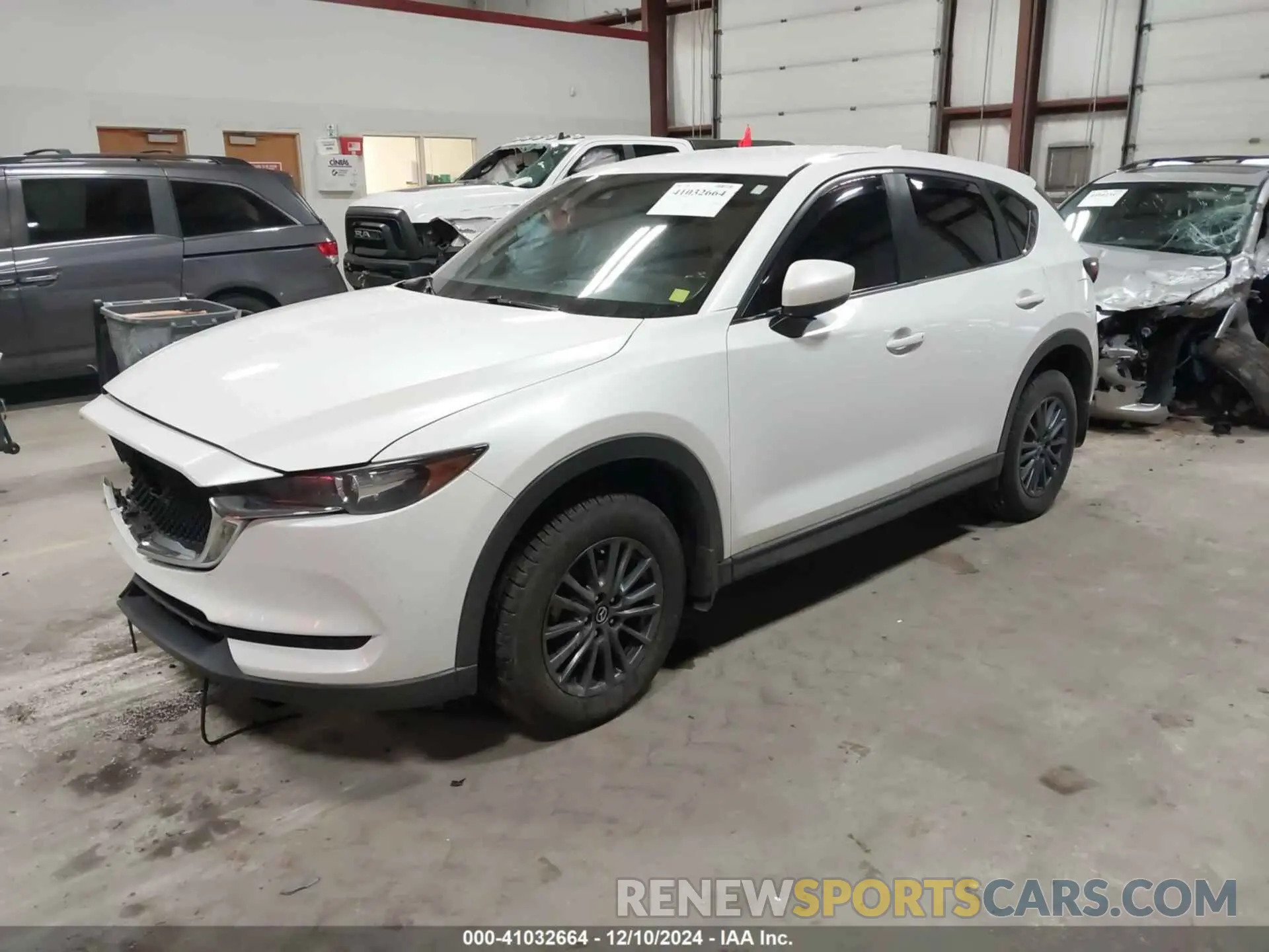 2 fotografías del automóvil dañado JM3KFBBM2K1608349 MAZDA CX-5 2019