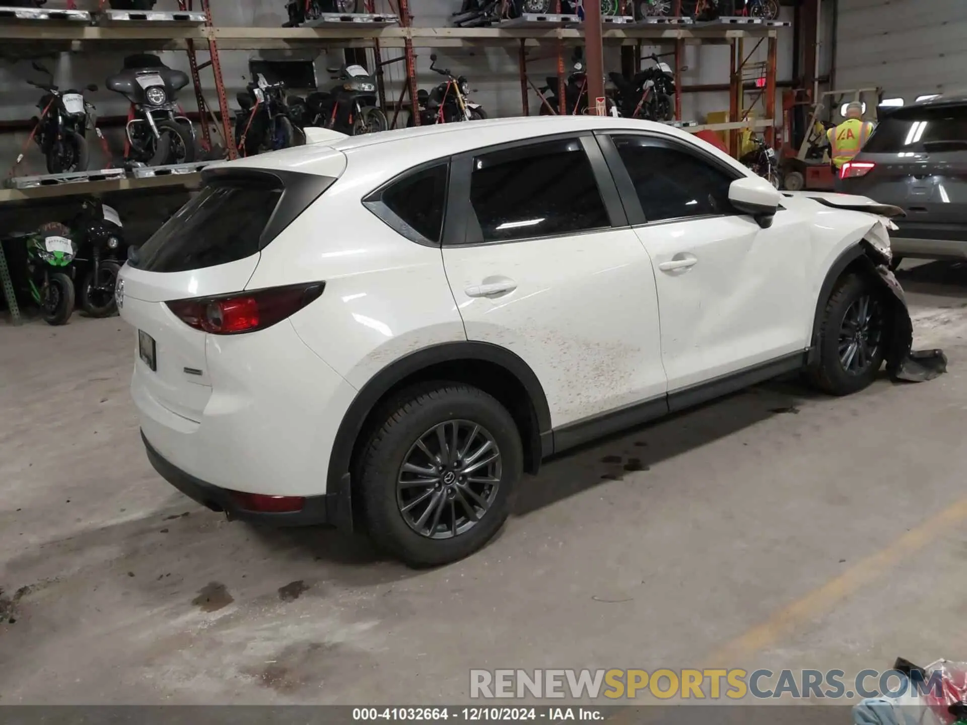 4 fotografías del automóvil dañado JM3KFBBM2K1608349 MAZDA CX-5 2019