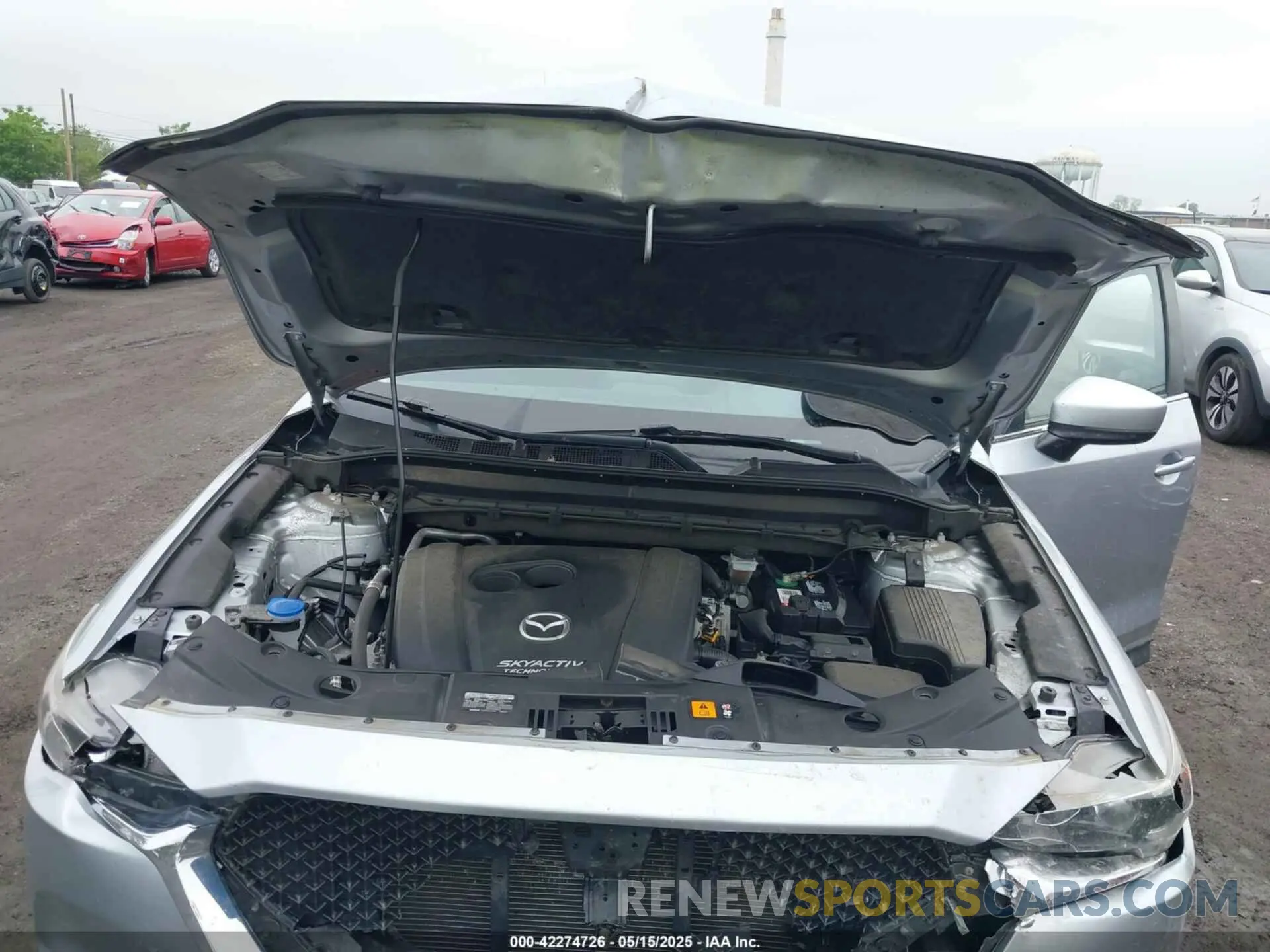10 fotografías del automóvil dañado JM3KFBBM3K0602307 MAZDA CX-5 2019