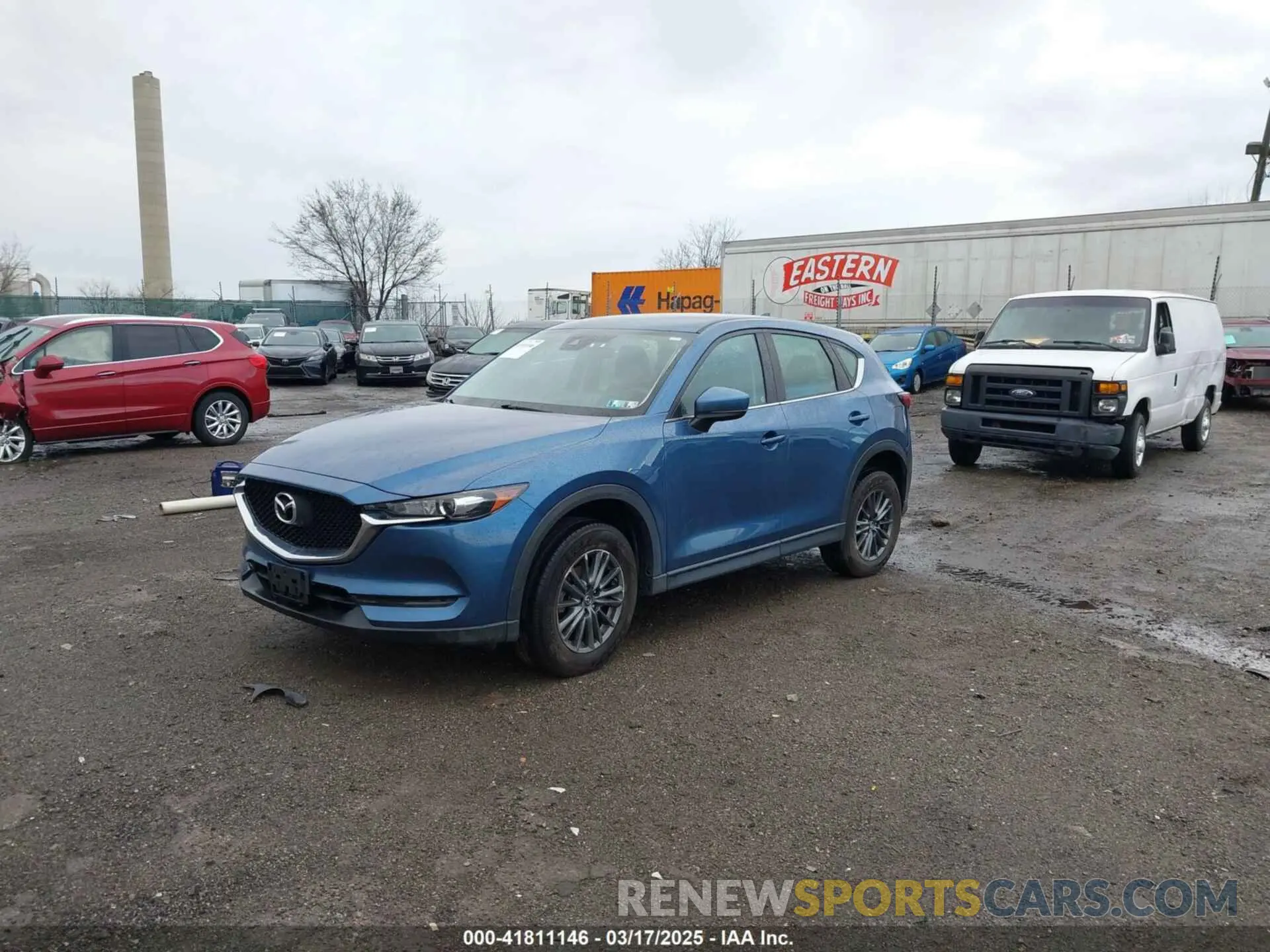 2 fotografías del automóvil dañado JM3KFBBM5K0668678 MAZDA CX-5 2019