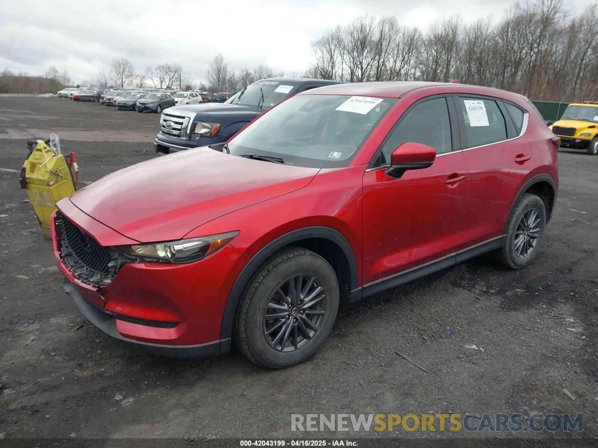 2 fotografías del automóvil dañado JM3KFBBM7K0538983 MAZDA CX-5 2019