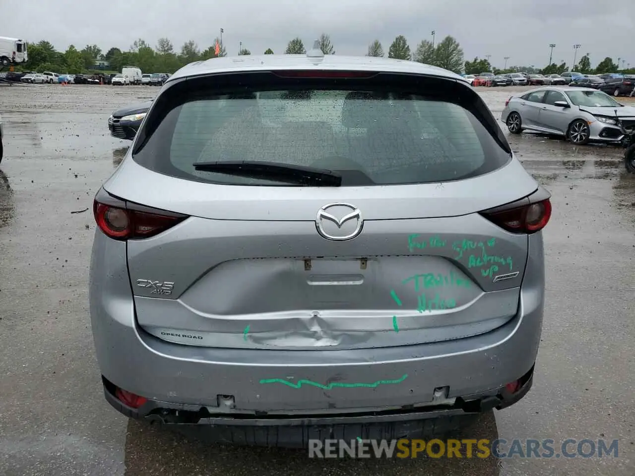 6 fotografías del automóvil dañado JM3KFBBM8K0687676 MAZDA CX-5 2019