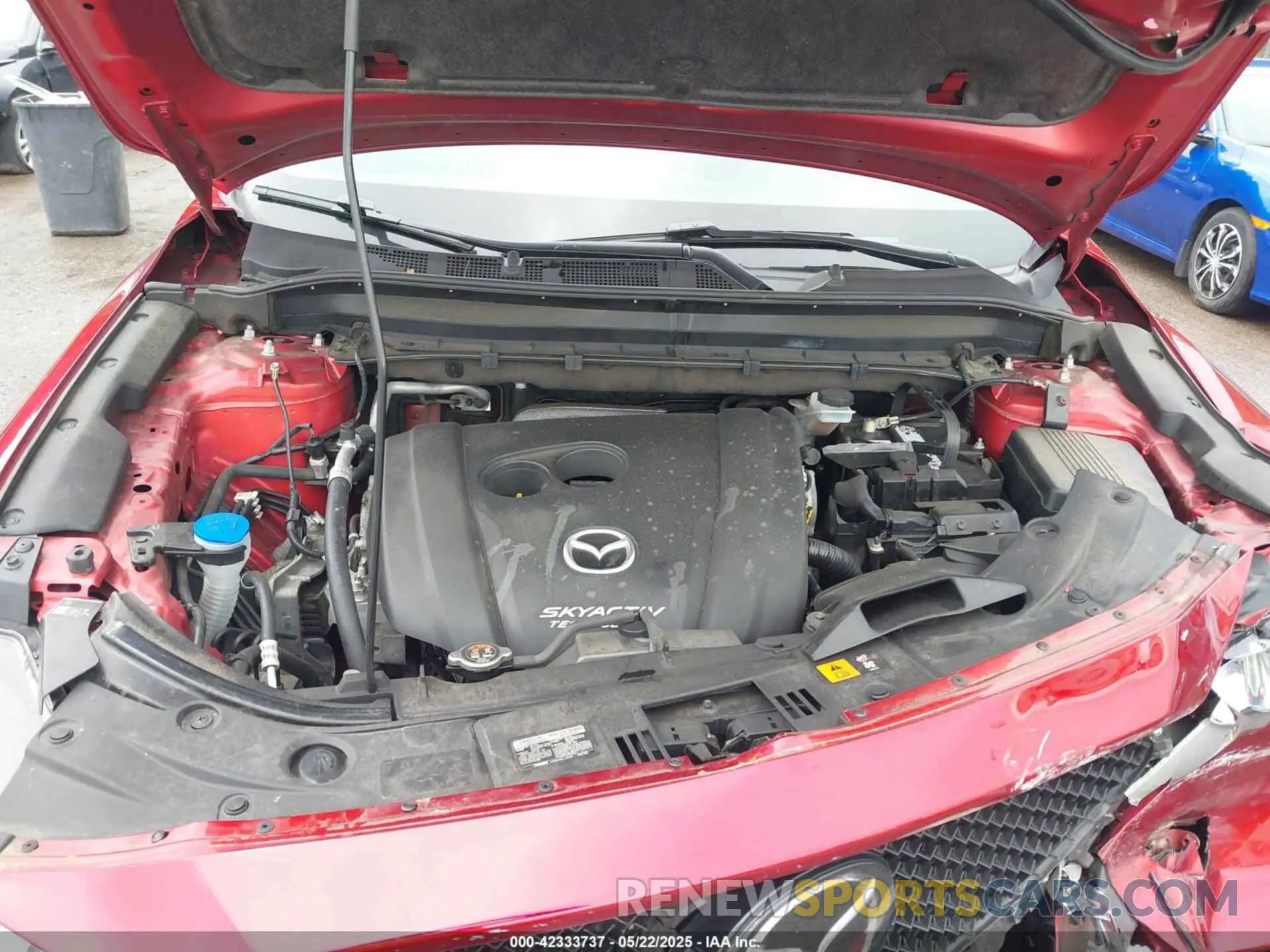 10 fotografías del automóvil dañado JM3KFBBMXK0525810 MAZDA CX-5 2019
