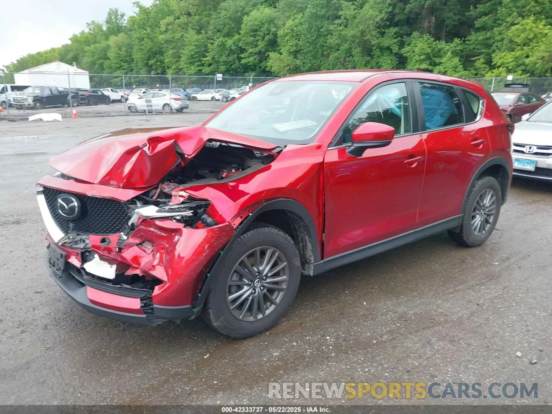 2 fotografías del automóvil dañado JM3KFBBMXK0525810 MAZDA CX-5 2019
