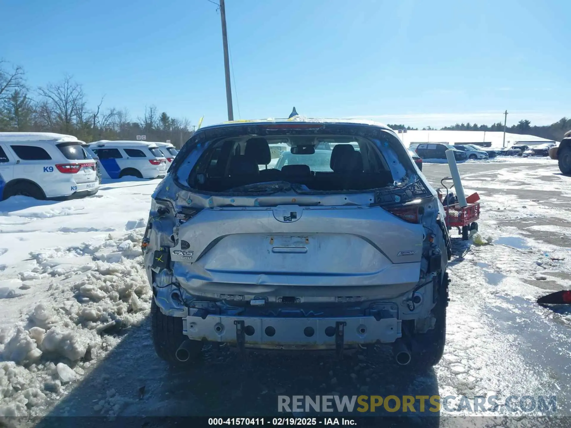 17 fotografías del automóvil dañado JM3KFBCM0K0670434 MAZDA CX-5 2019