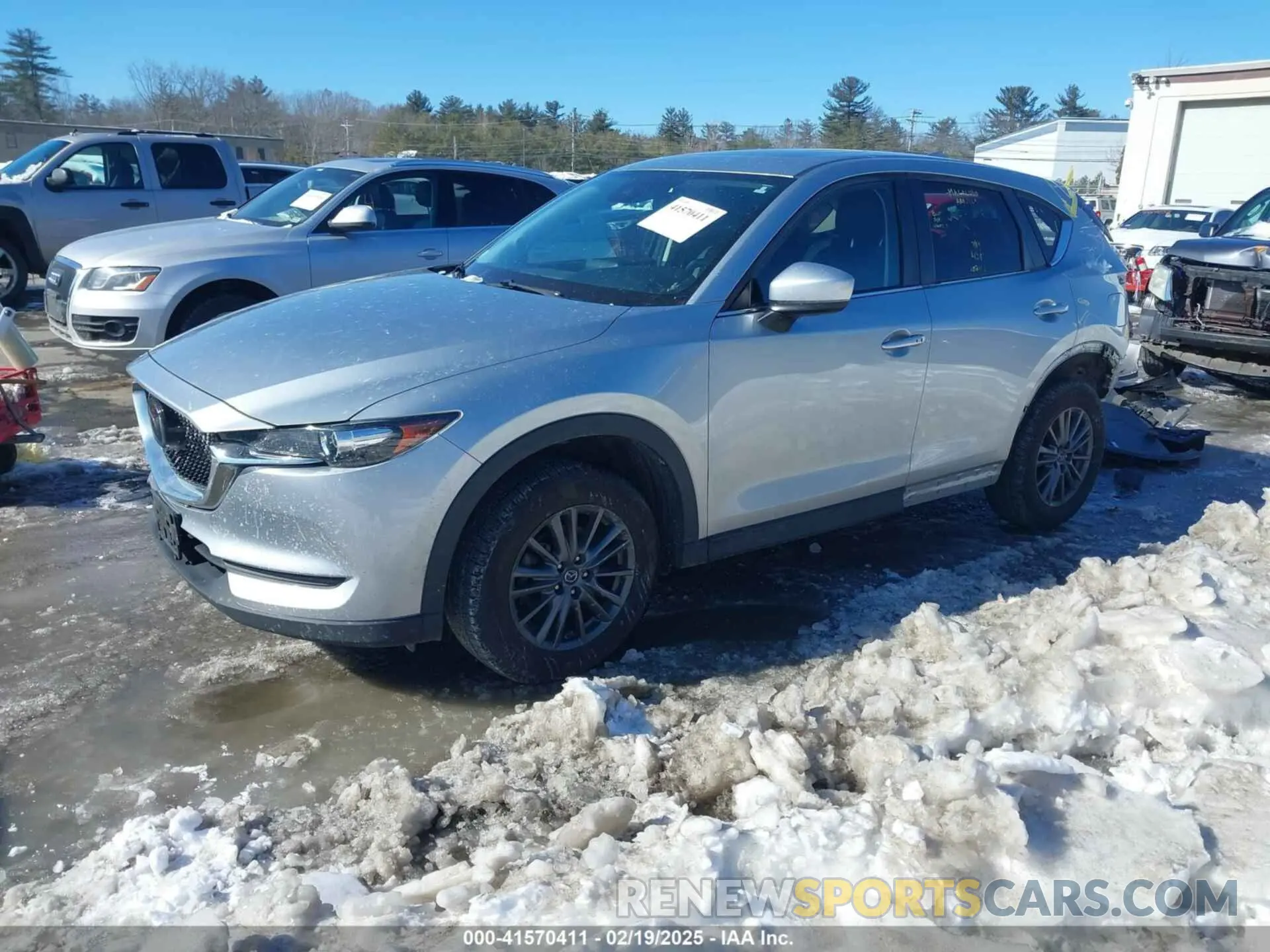 2 fotografías del automóvil dañado JM3KFBCM0K0670434 MAZDA CX-5 2019