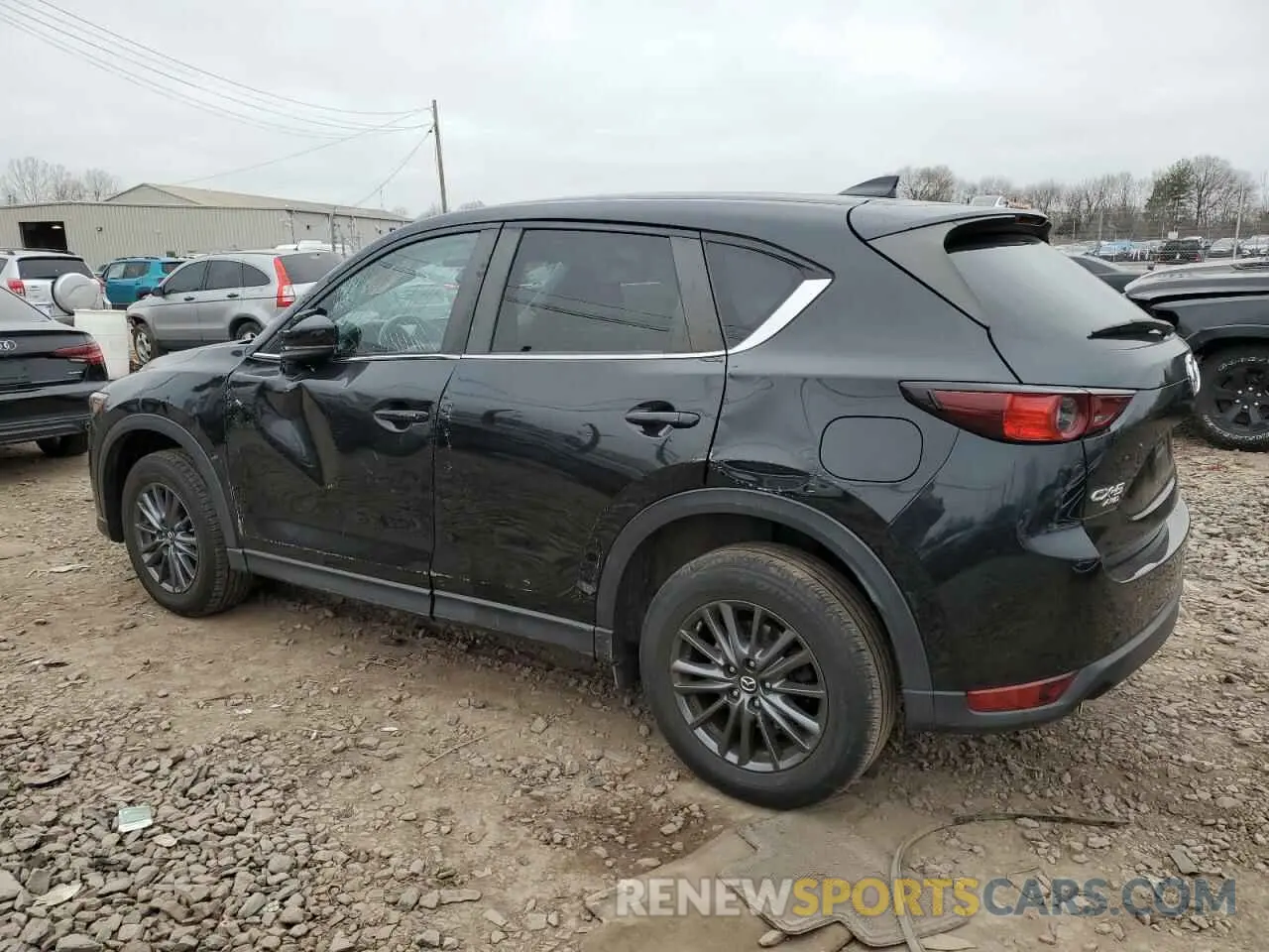 2 fotografías del automóvil dañado JM3KFBCM2K0600563 MAZDA CX-5 2019