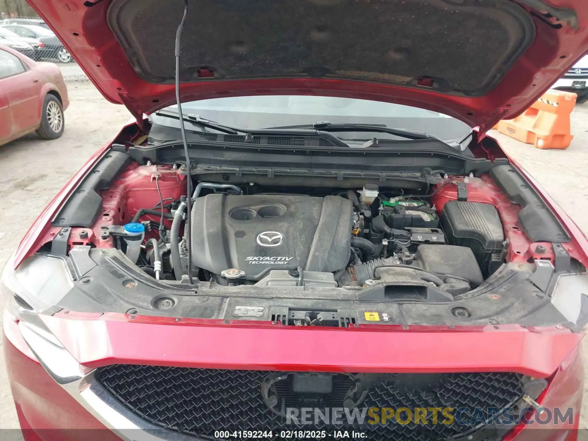 10 fotografías del automóvil dañado JM3KFBCM3K1602106 MAZDA CX-5 2019