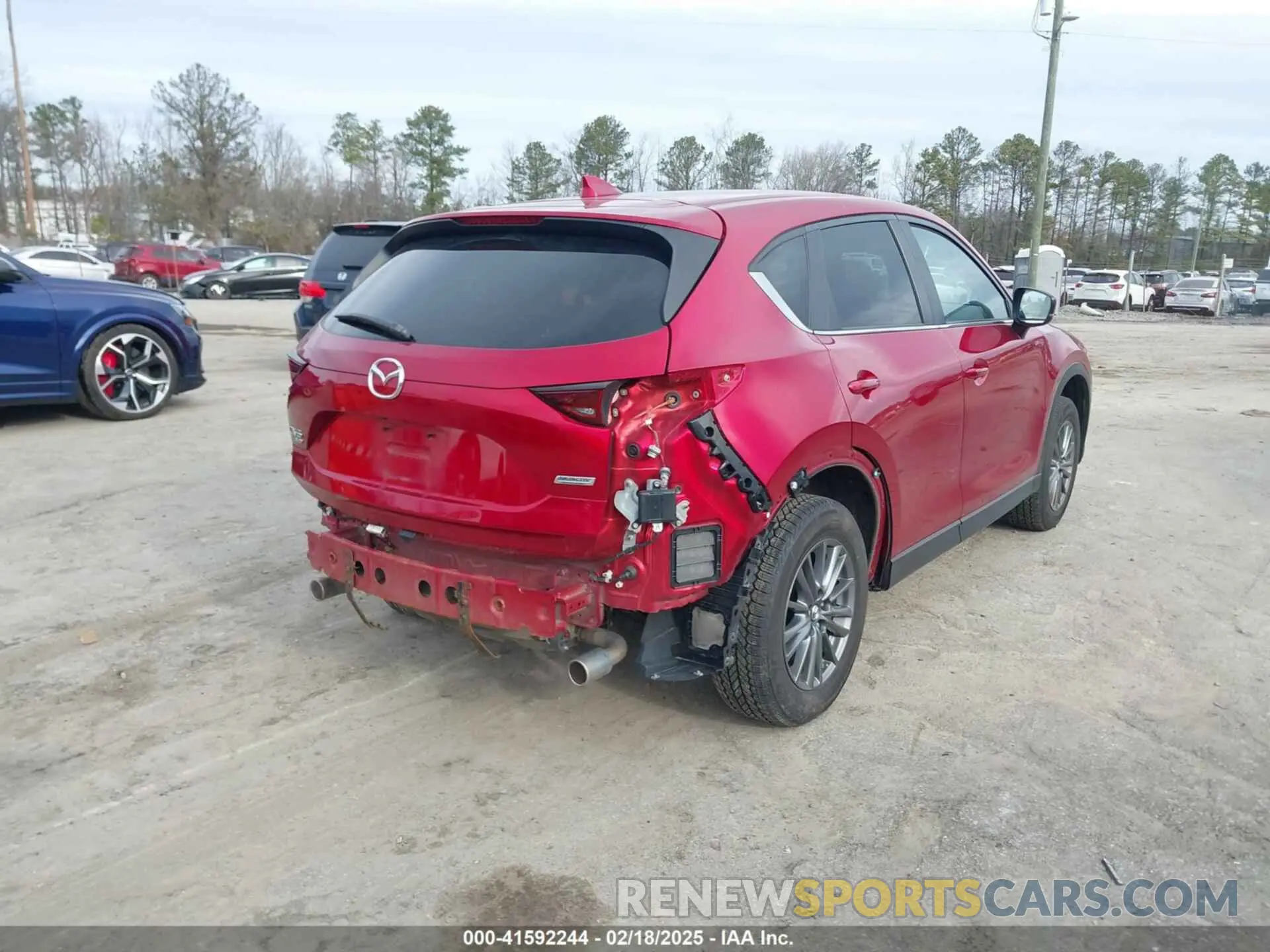 4 fotografías del automóvil dañado JM3KFBCM3K1602106 MAZDA CX-5 2019
