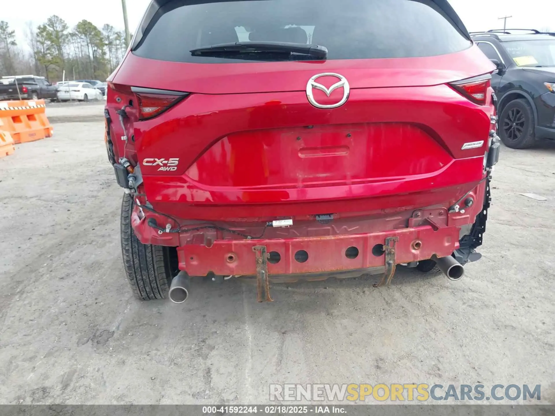6 fotografías del automóvil dañado JM3KFBCM3K1602106 MAZDA CX-5 2019