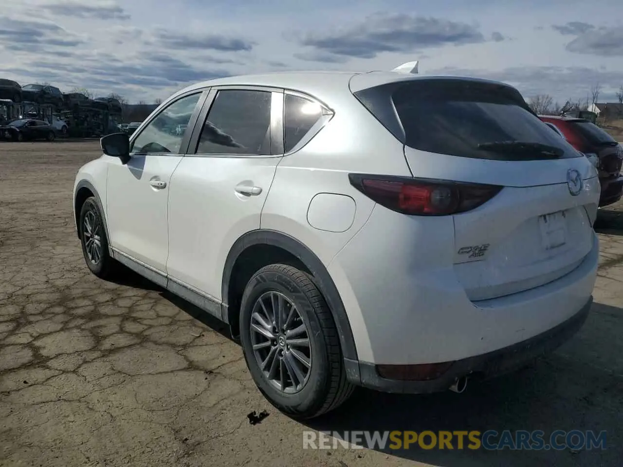 2 fotografías del automóvil dañado JM3KFBCM4K0541614 MAZDA CX-5 2019