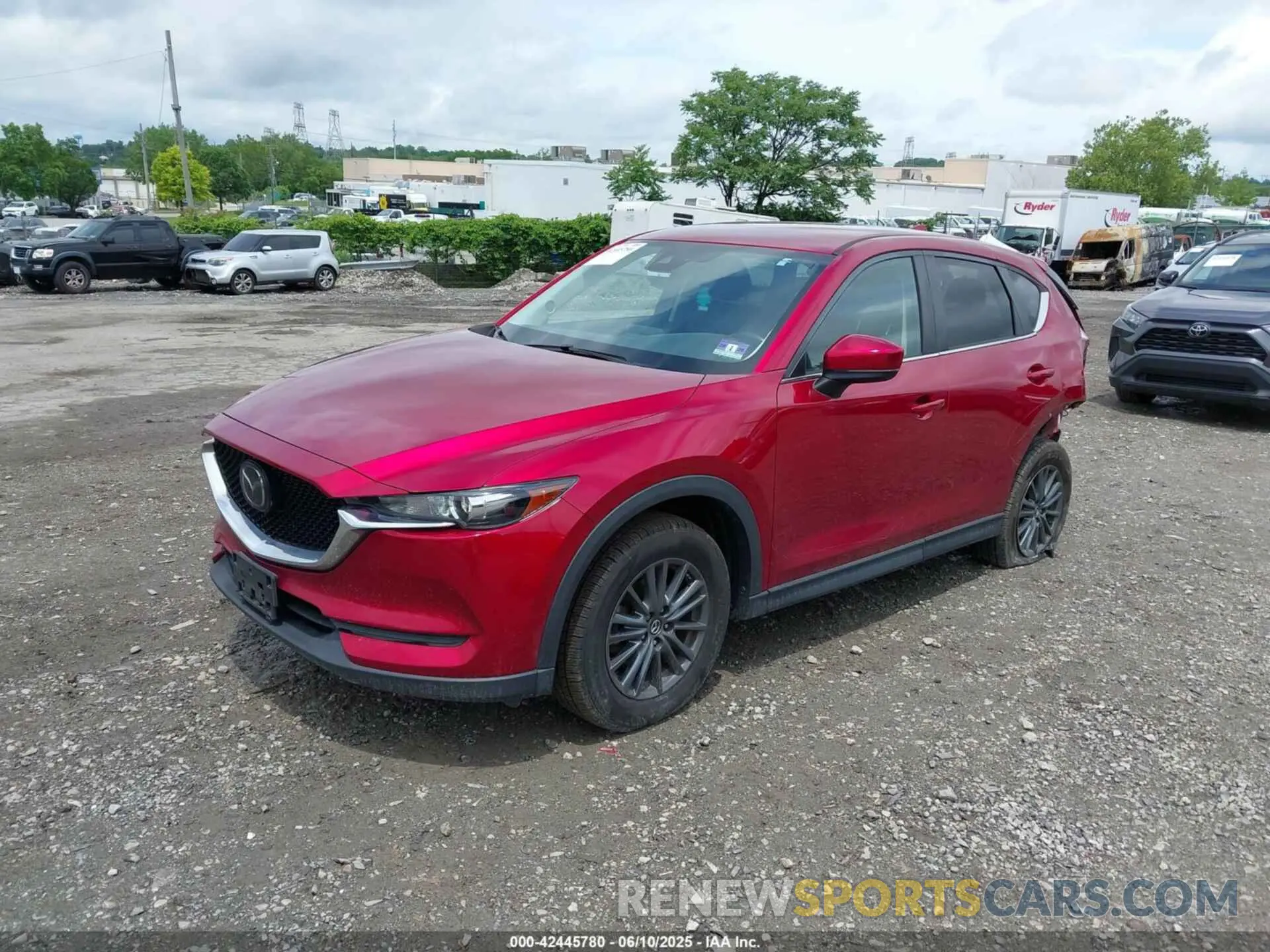 2 fotografías del automóvil dañado JM3KFBCM7K0690292 MAZDA CX-5 2019