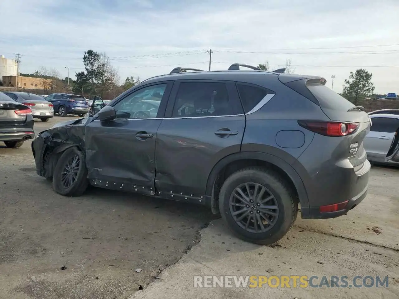 2 fotografías del automóvil dañado JM3KFBCM8K0532530 MAZDA CX-5 2019