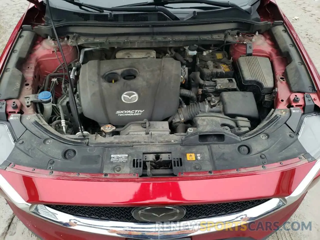12 fotografías del automóvil dañado JM3KFBCMXK0632631 MAZDA CX-5 2019