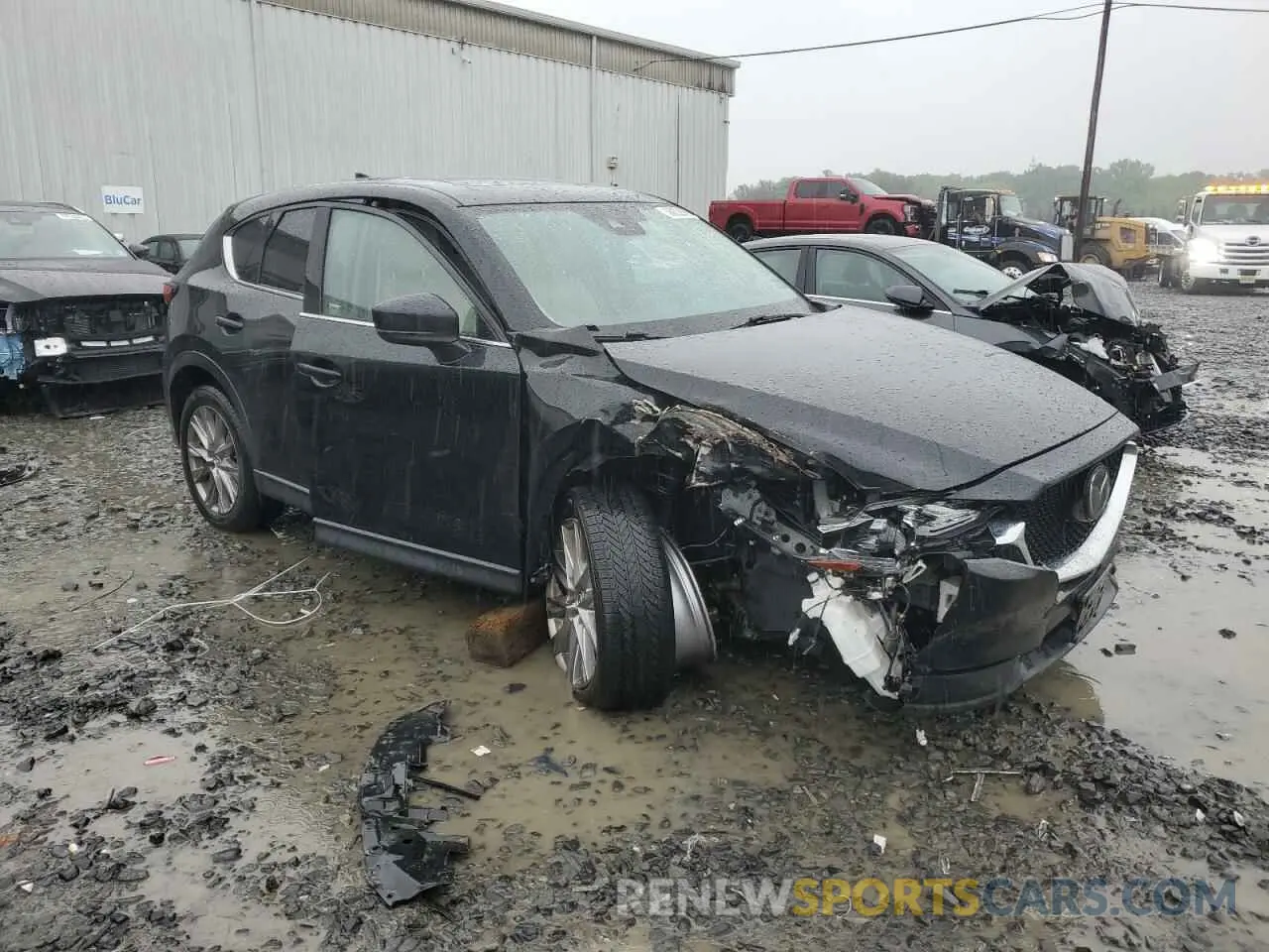 4 fotografías del automóvil dañado JM3KFBDM0K1575445 MAZDA CX-5 2019