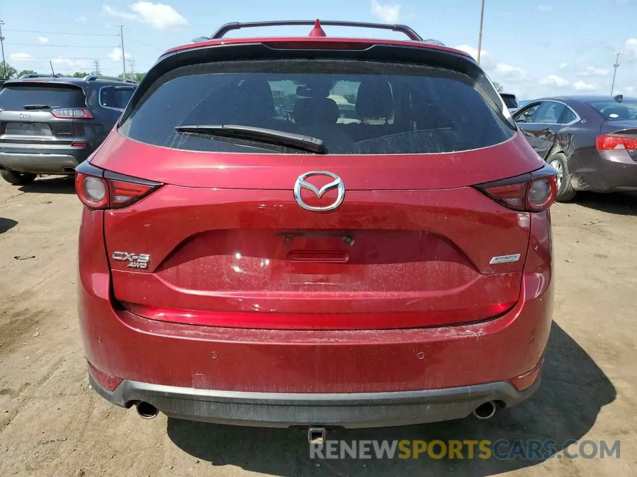 6 fotografías del automóvil dañado JM3KFBDM1K0677360 MAZDA CX-5 2019