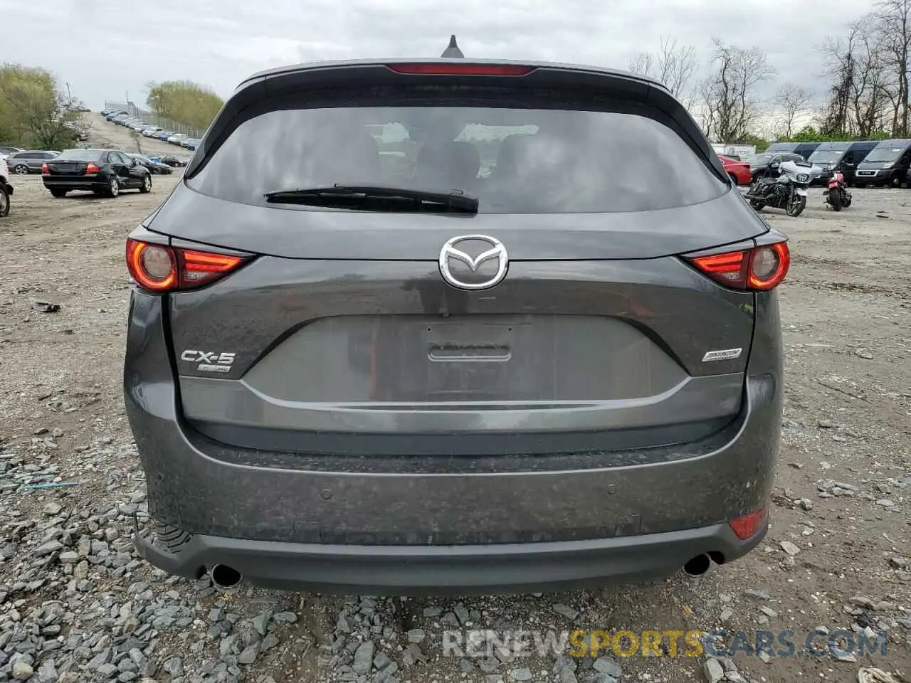 6 fotografías del automóvil dañado JM3KFBEY3K0521581 MAZDA CX-5 2019