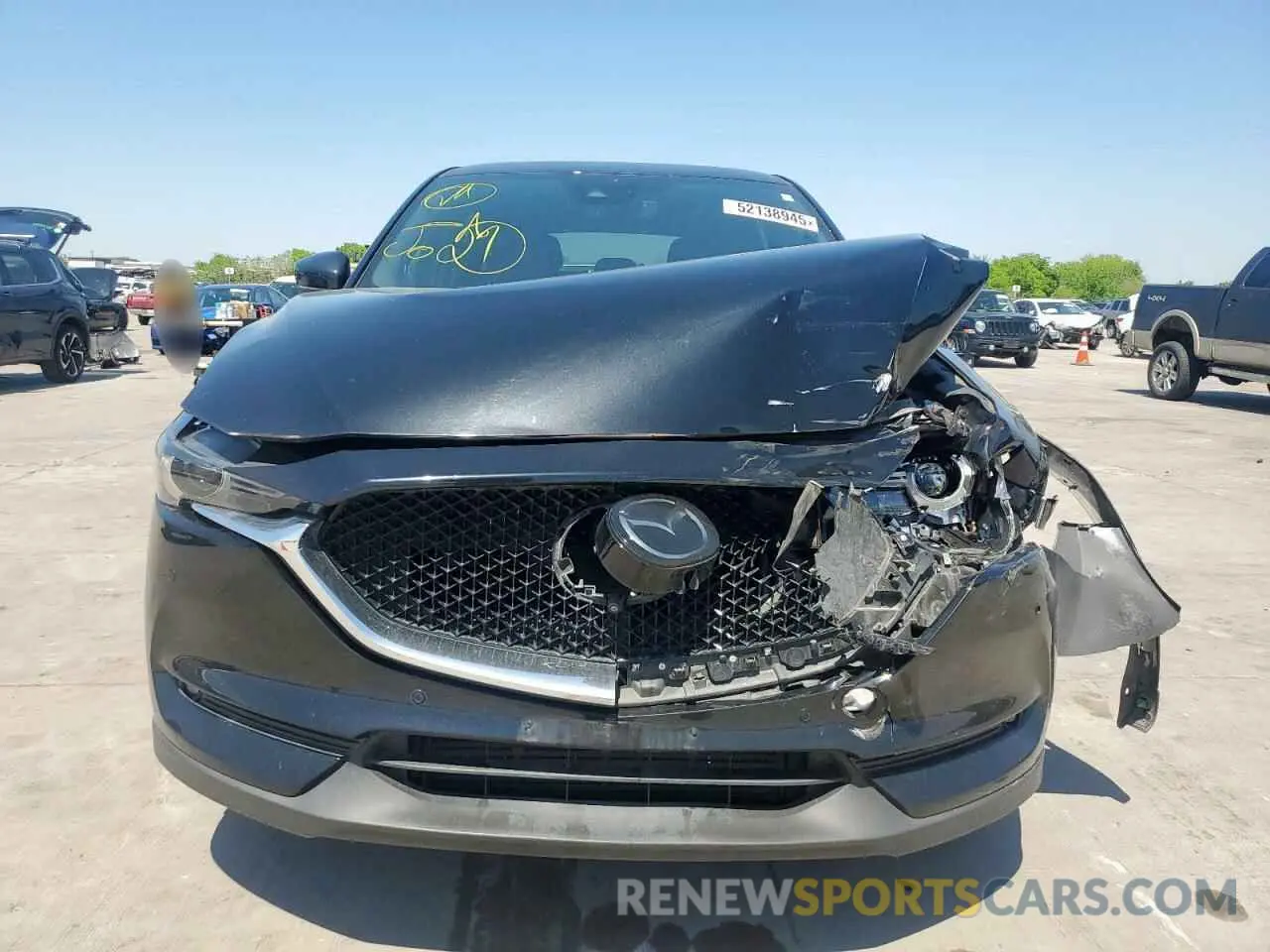 5 fotografías del automóvil dañado JM3KFBEYXK0563942 MAZDA CX-5 2019