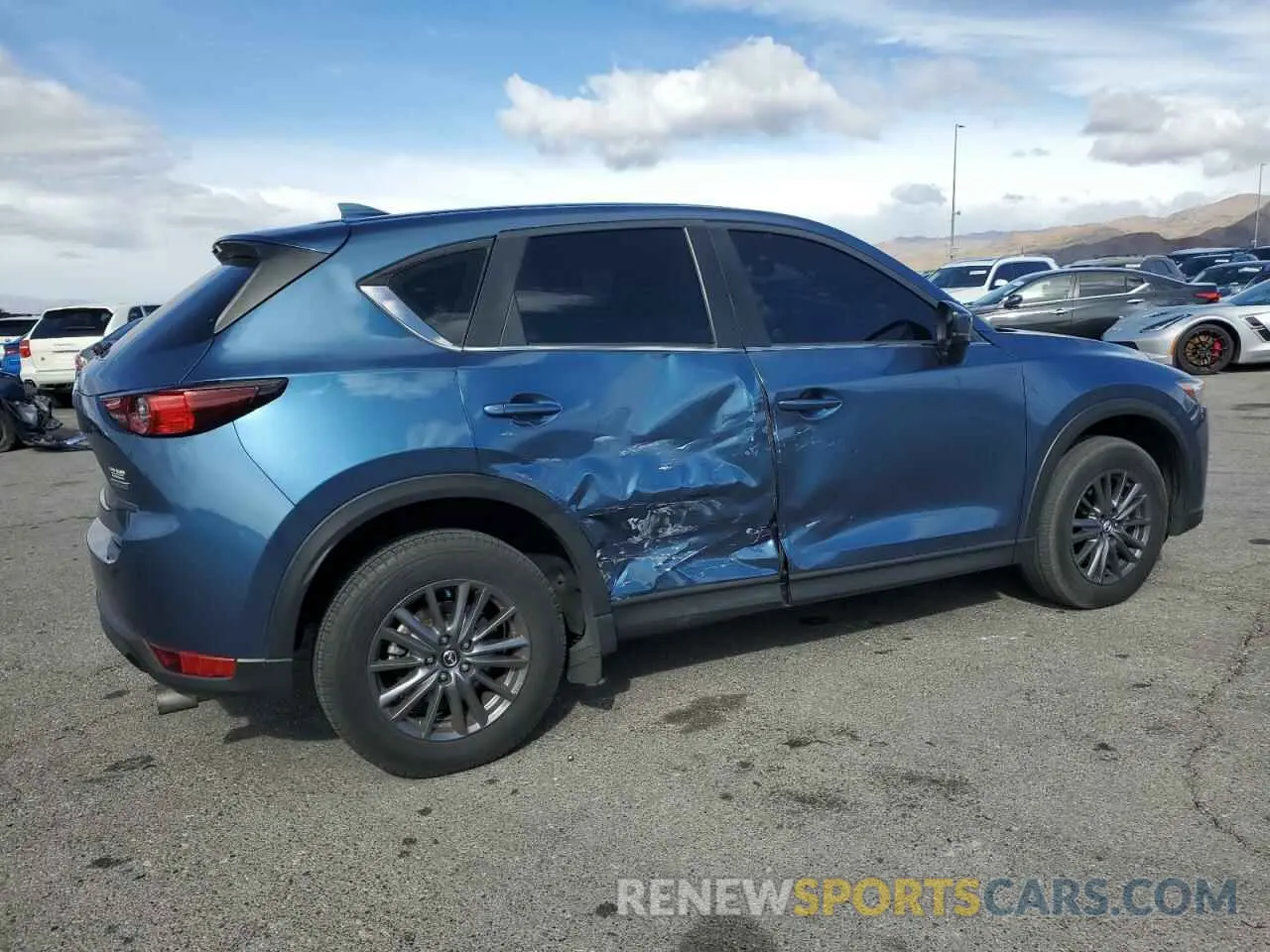 3 fotografías del automóvil dañado JM3KFABM1L0866668 MAZDA CX-5 2020