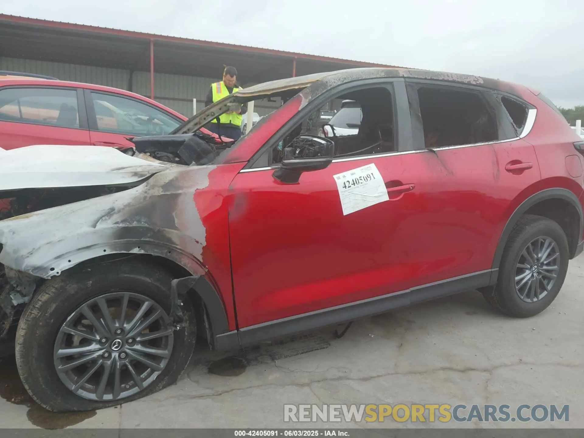 6 fotografías del automóvil dañado JM3KFABM3L0796851 MAZDA CX-5 2020