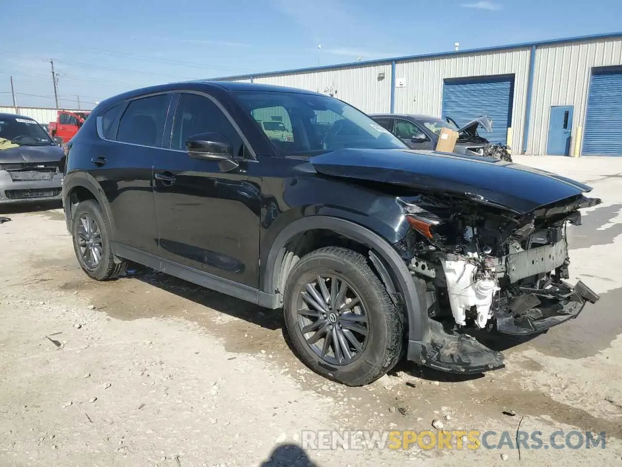 4 fotografías del automóvil dañado JM3KFABM9L0729042 MAZDA CX-5 2020