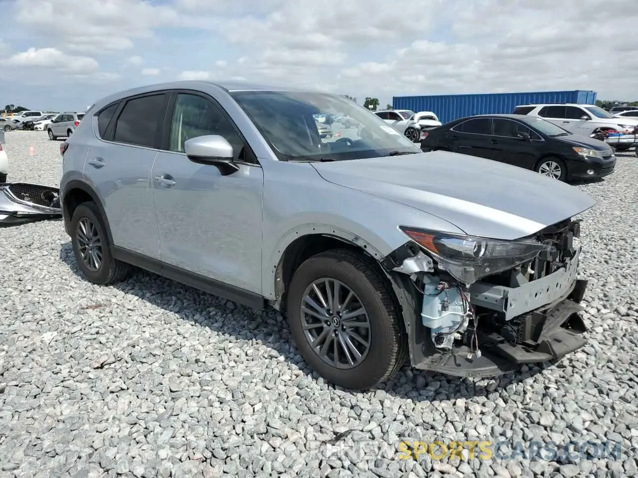 4 fotografías del automóvil dañado JM3KFACM1L0827934 MAZDA CX-5 2020