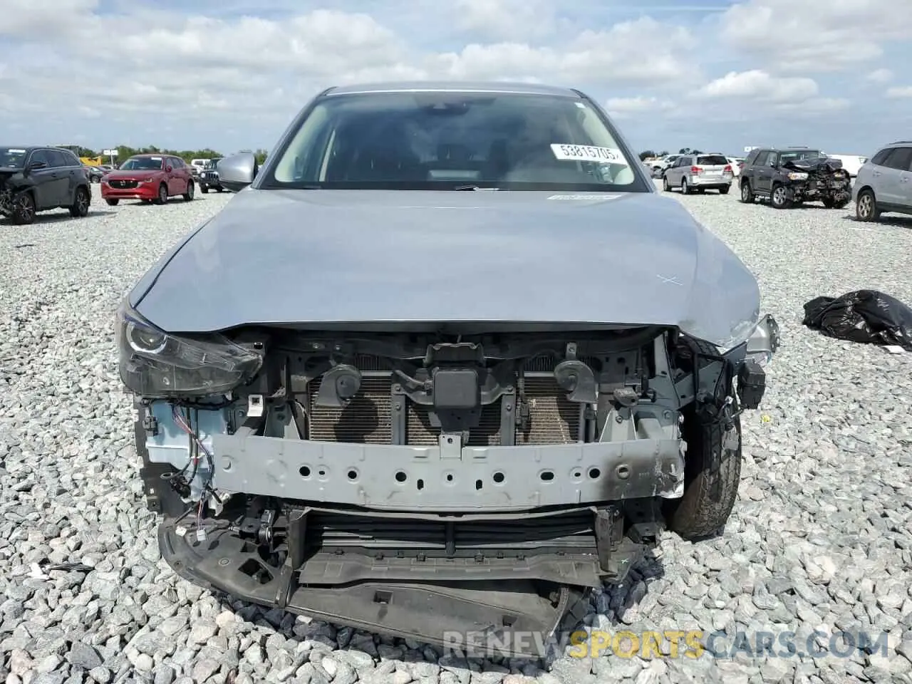 5 fotografías del automóvil dañado JM3KFACM1L0827934 MAZDA CX-5 2020
