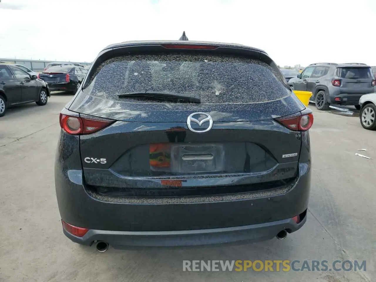 6 fotografías del automóvil dañado JM3KFACM3L0833007 MAZDA CX-5 2020