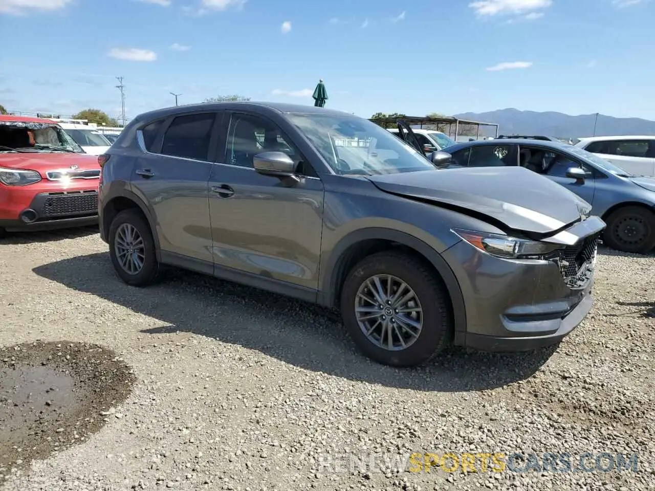 4 fotografías del automóvil dañado JM3KFACM3L0849787 MAZDA CX-5 2020
